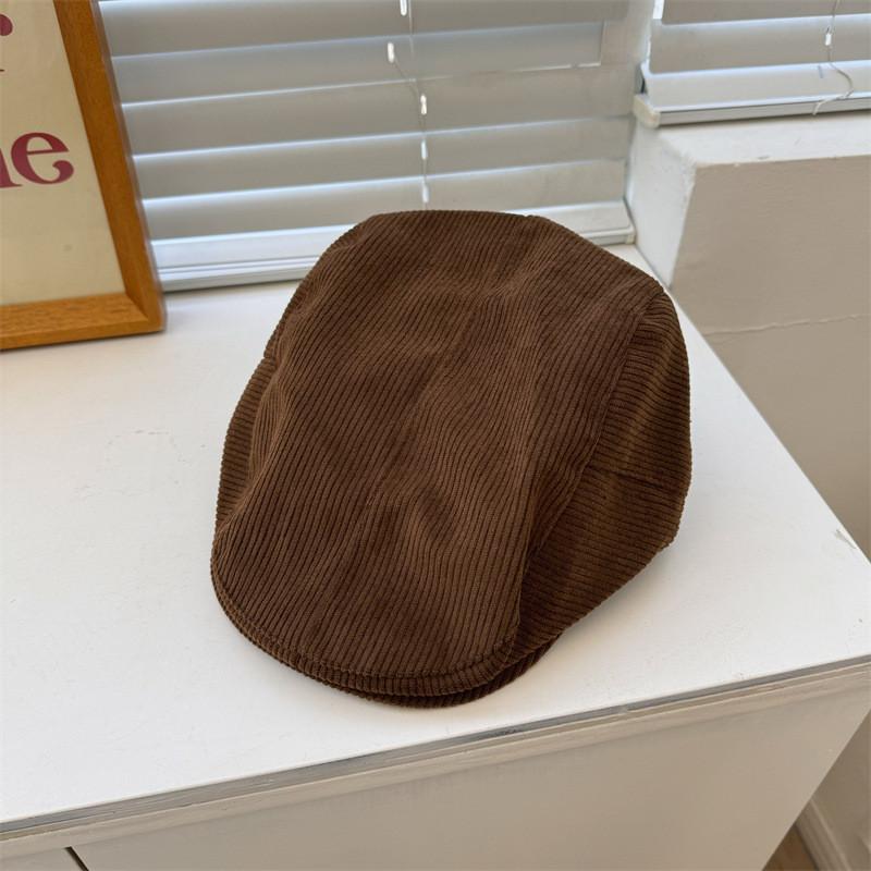 Retro Japanese Style Round Top Artist Hat Women Spring Autumn British Big Headband Short Brim Corduroy Duck Tongue Painter Hat кавовий
Retro Japanese Style Round Top Artist Hat Women Spring Autumn British Big Headband Short Brim Corduroy Duck Tongue Painter Hat кавовий
