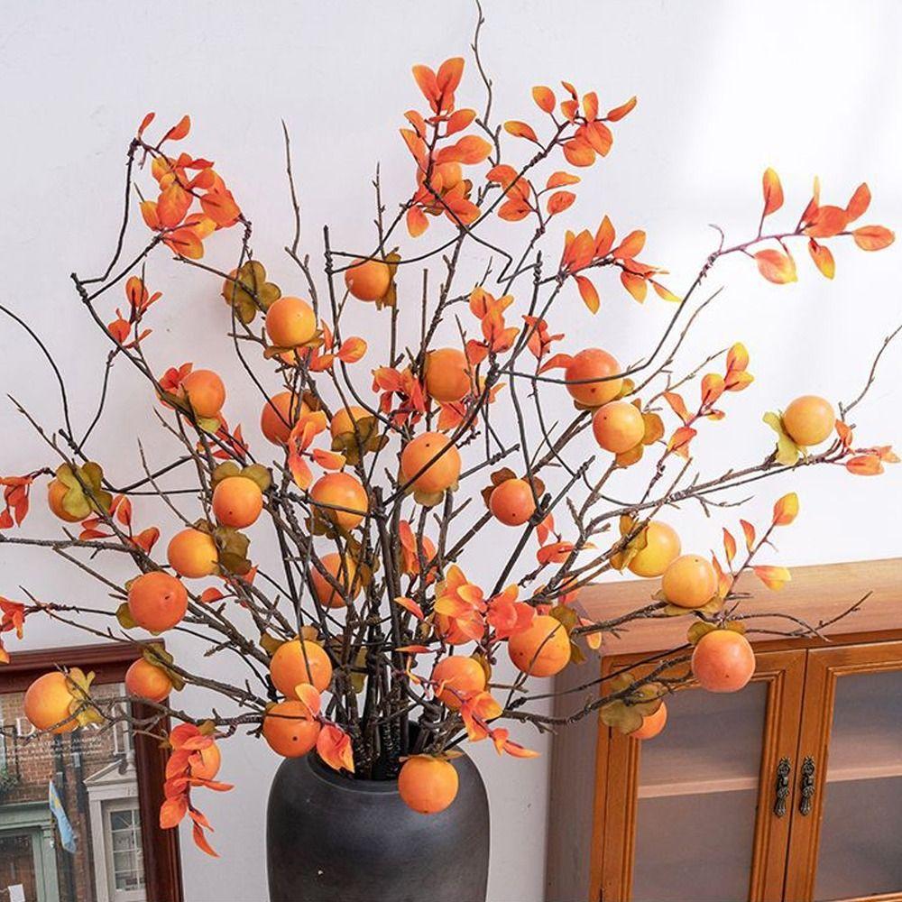 9 Heads Artificial Persimmon Branches Plastic Fake Plants Outdoor Garden Decoration красный
9 Heads Artificial Persimmon Branches Plastic Fake Plants Outdoor Garden Decoration красный