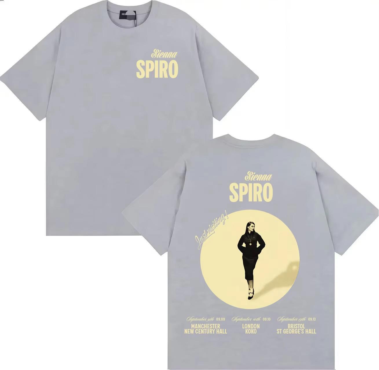 Singer Sienna Spiro Double Sided Print High Quality Tee Unisex Women Popluar TShirt Gothic Clothing Crewneck Short Sleeve Top L
Singer Sienna Spiro Double Sided Print High Quality Tee Unisex Women Popluar TShirt Gothic Clothing Crewneck Short Sleeve Top L