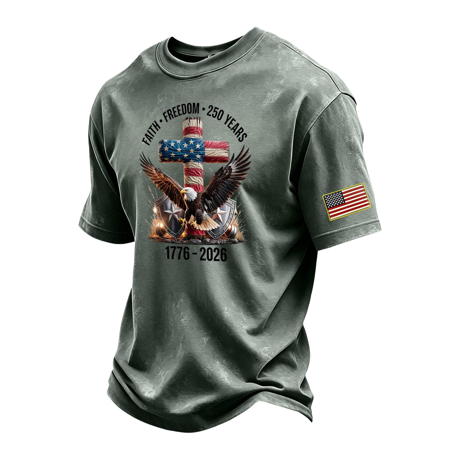 Men s Vintage Washed Independence Day Graphic Crew Neck Short Sleeve T Shirt 250 Years Commemorative Print Casual Fit Soft Fabric L армия зеленый
Men s Vintage Washed Independence Day Graphic Crew Neck Short Sleeve T Shirt 250 Years Commemorative Print Casual Fit Soft Fabric L армия зеленый