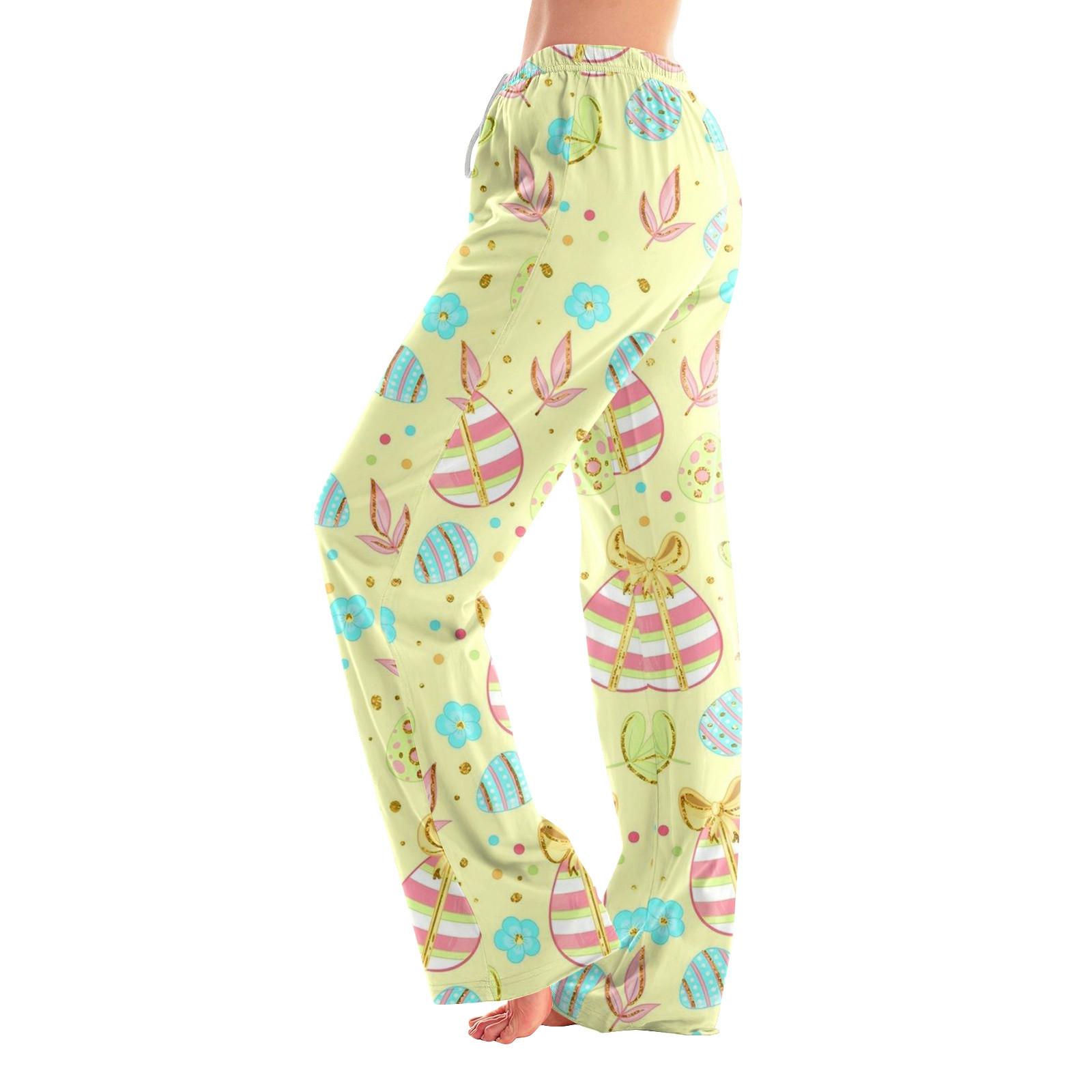 Женские пижамные штаны, одежда для сна, повседневные брюки с эластичной резинкой на талии, удобные прямые свободные брюки для йоги XL жёлтый
Женские пижамные штаны, одежда для сна, повседневные брюки с эластичной резинкой на талии, удобные прямые свободные брюки для йоги XL жёлтый