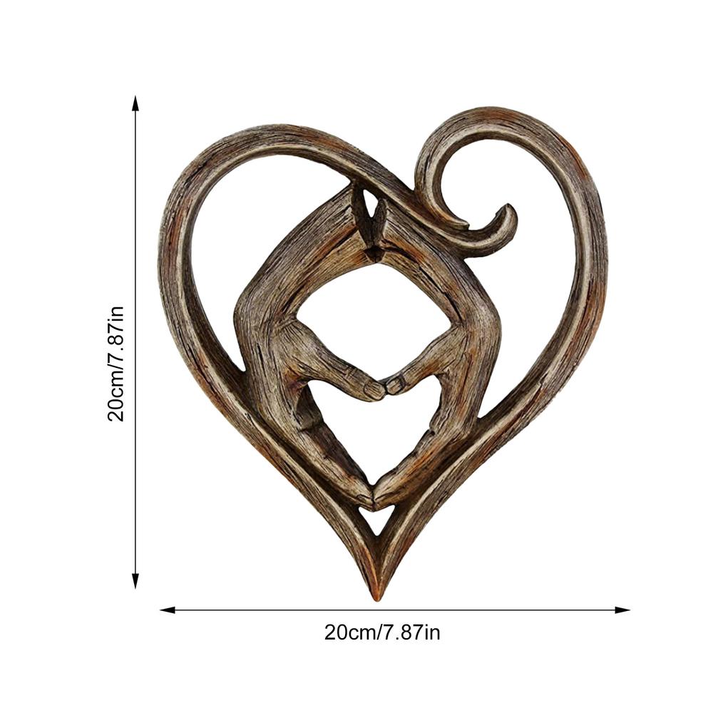 Valentines Wall Decor Craft Romantic Art Sculpture Heart Holding Hands Wall Decor For Home Office Living Room Bedroom Window
Valentines Wall Decor Craft Romantic Art Sculpture Heart Holding Hands Wall Decor For Home Office Living Room Bedroom Window