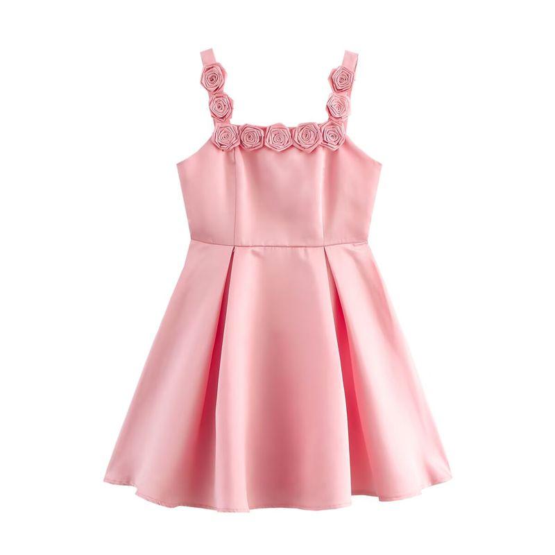 Kaslead New Arrival Women s Clothing Fashion Style Fashion Minimalist Three-Dimensional Flower Decoration Satin Dress Pink L
Kaslead New Arrival Women s Clothing Fashion Style Fashion Minimalist Three-Dimensional Flower Decoration Satin Dress Pink L