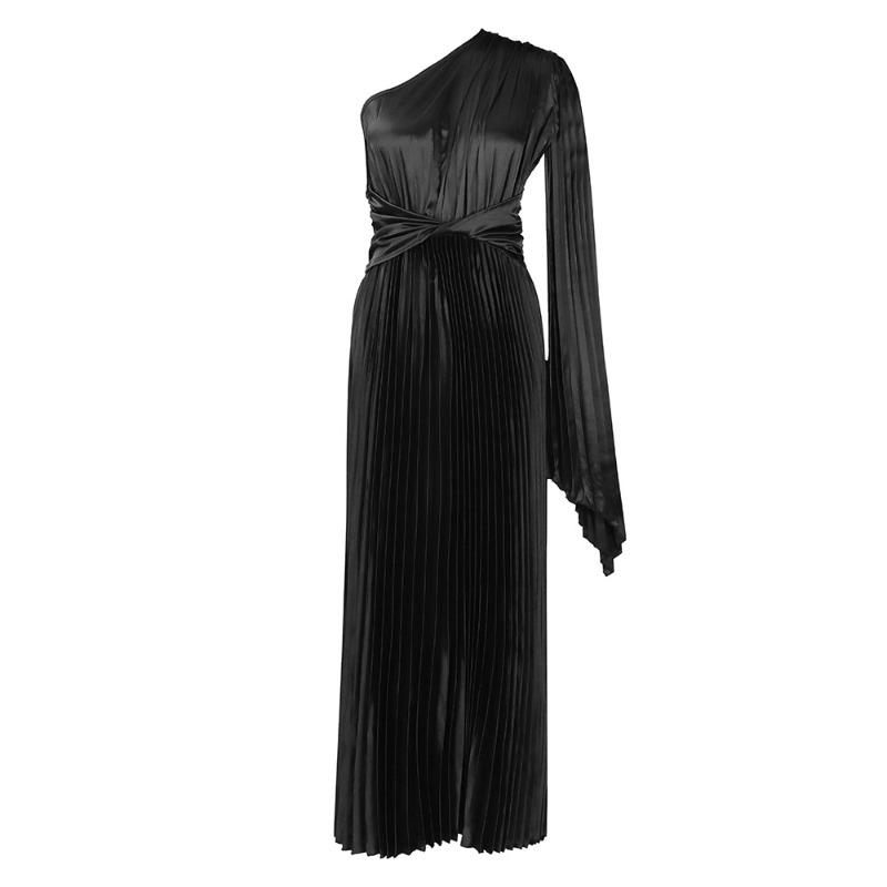 Women s New Shoulder Pleated Long Skirt Diagonal Collar Waist Cinched Dress Dress XXXL чорний
Women s New Shoulder Pleated Long Skirt Diagonal Collar Waist Cinched Dress Dress XXXL чорний