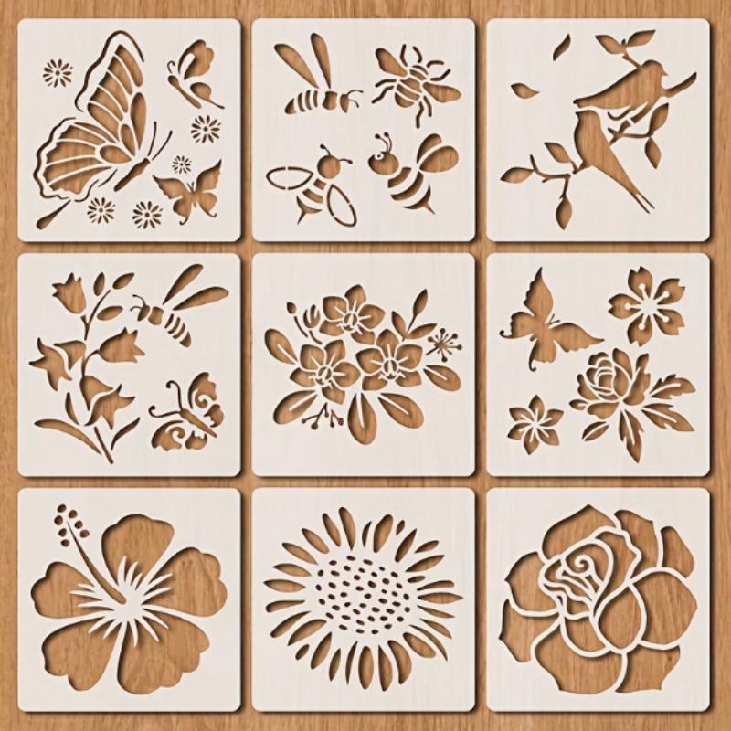 Bview Art Butterfly Stencils for Painting, 9-Pack Reusable DIY Templates for Wall Art, Spray Painting & Craft Projects
Bview Art Butterfly Stencils for Painting, 9-Pack Reusable DIY Templates for Wall Art, Spray Painting & Craft Projects