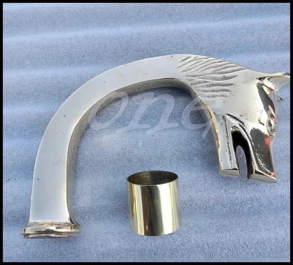 Викторианская серебристая хромированная ручка в виде волчьей головы для трости, новая дизайнерская золотой
Викторианская серебристая хромированная ручка в виде волчьей головы для трости, новая дизайнерская золотой