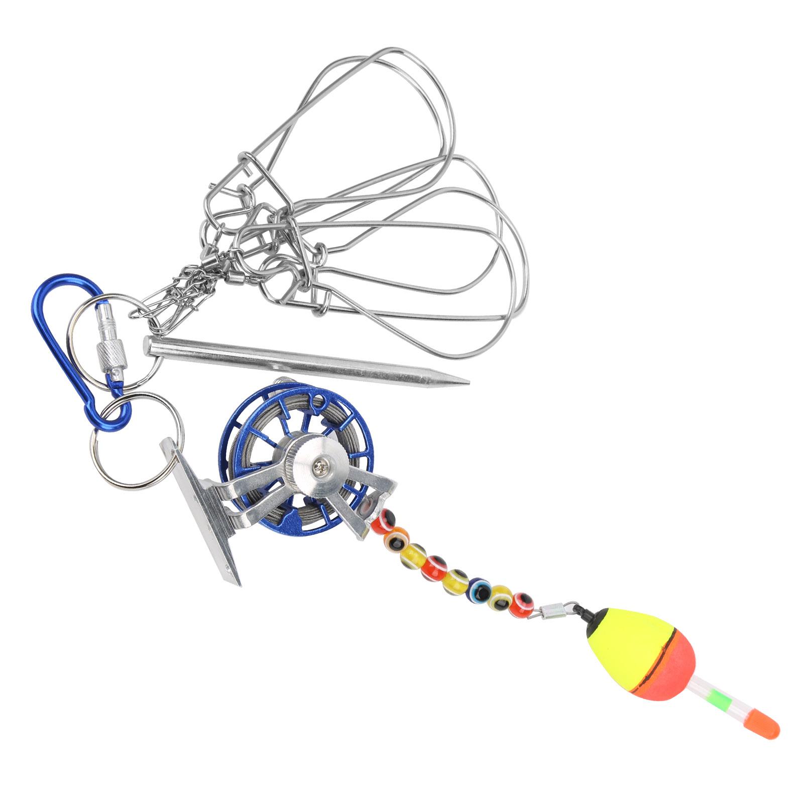 5Hook Lock Live Fish Buckle Fishing Stringer Clip Stainless Steel Outdoor Fishing Tackle
5Hook Lock Live Fish Buckle Fishing Stringer Clip Stainless Steel Outdoor Fishing Tackle
