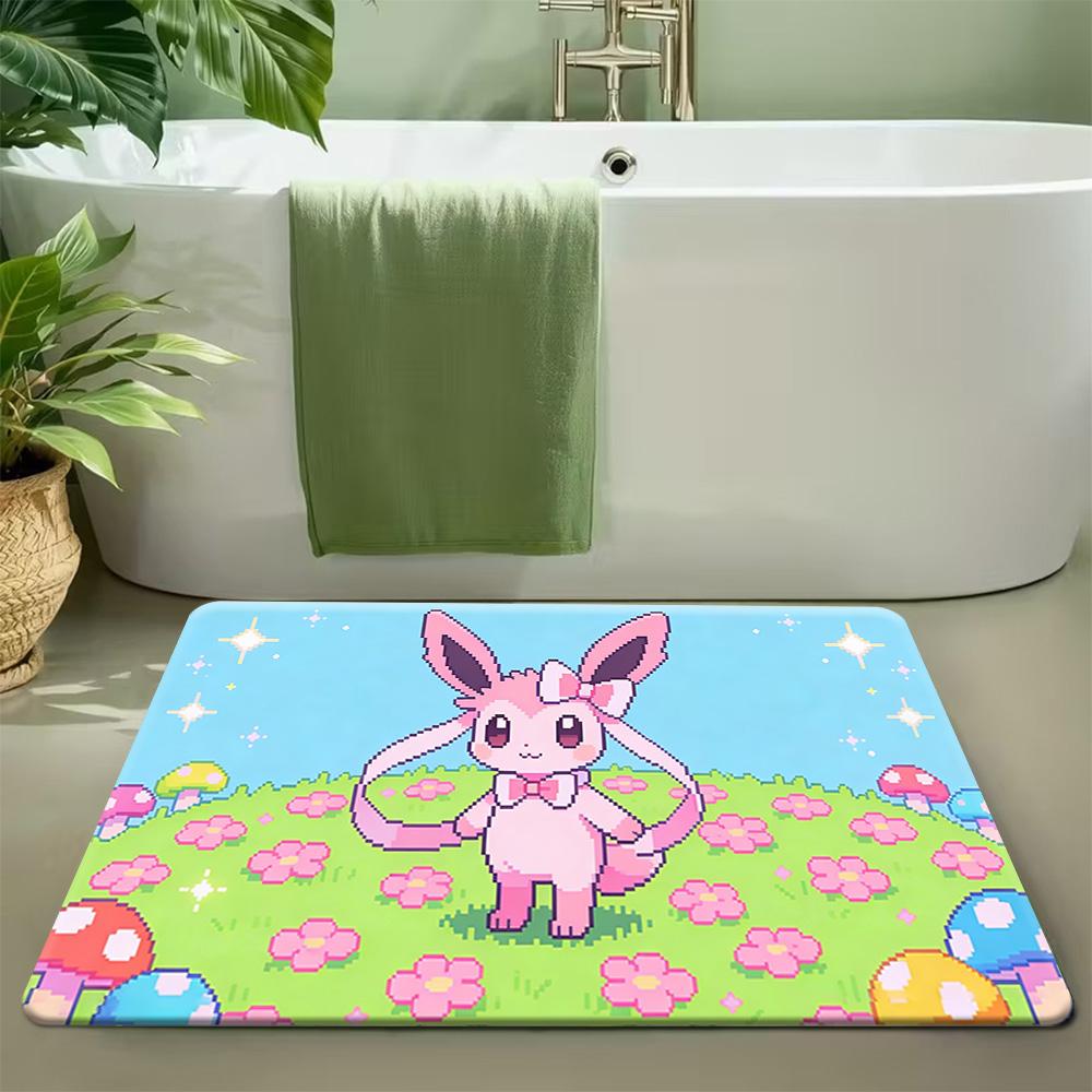 Pokemon Eeveelutions Minimalist Rainbow Stripe Print Non-slip Doormat, Soft Absorbent Floor Rug for Home Decor 40cm x 60cm
Pokemon Eeveelutions Minimalist Rainbow Stripe Print Non-slip Doormat, Soft Absorbent Floor Rug for Home Decor 40cm x 60cm