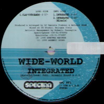 12inch Record WIDE WORLD - Integrated SPC001 Spectra Records 1996 Italy Dance & Electronica Used
12inch Record WIDE WORLD - Integrated SPC001 Spectra Records 1996 Italy Dance & Electronica Used