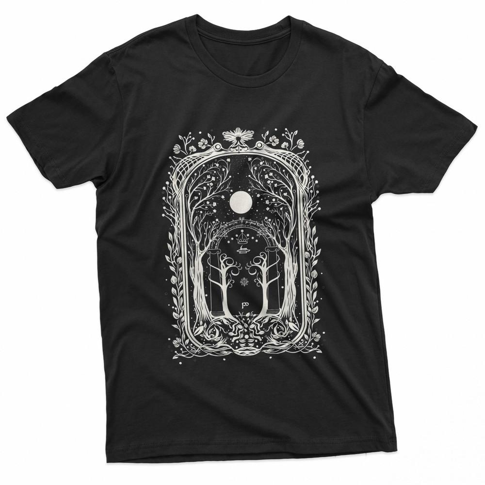 Tolkien Moria Gate Elvish Portal Fantasy TShirt Unisex T-Shirt XL
Tolkien Moria Gate Elvish Portal Fantasy TShirt Unisex T-Shirt XL