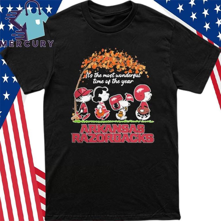 Peanuts x Razorbacks NFL Most Wonderful Time Of Year T-Shirt Unisex T-Shirt S
Peanuts x Razorbacks NFL Most Wonderful Time Of Year T-Shirt Unisex T-Shirt S