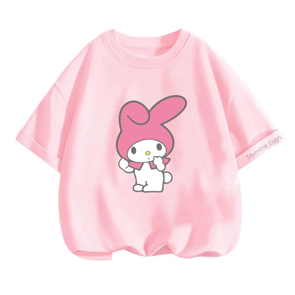 Kawaii My Melody Sanrio Short Sleeve T-shirt 3-14Y Kids Summer Casual Tops Boys Clothes Girls 110
Kawaii My Melody Sanrio Short Sleeve T-shirt 3-14Y Kids Summer Casual Tops Boys Clothes Girls 110