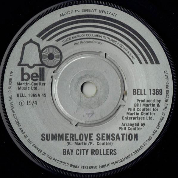 7inch Record BAY CITY ROLLERS - Summerlove Sensation BELL1369 Bell Records 1974 UK Rock Used
7inch Record BAY CITY ROLLERS - Summerlove Sensation BELL1369 Bell Records 1974 UK Rock Used