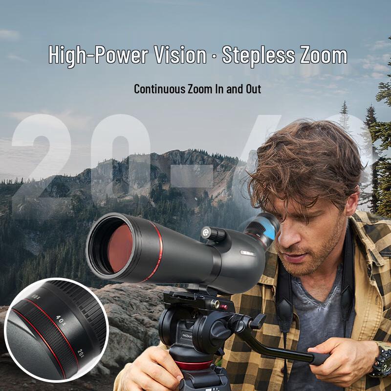 Thunder Dragon Eagle Eye 20-60x80ED HD High-Magnification Portable Adult Professional Bird Watching Monocular Telescope
Thunder Dragon Eagle Eye 20-60x80ED HD High-Magnification Portable Adult Professional Bird Watching Monocular Telescope