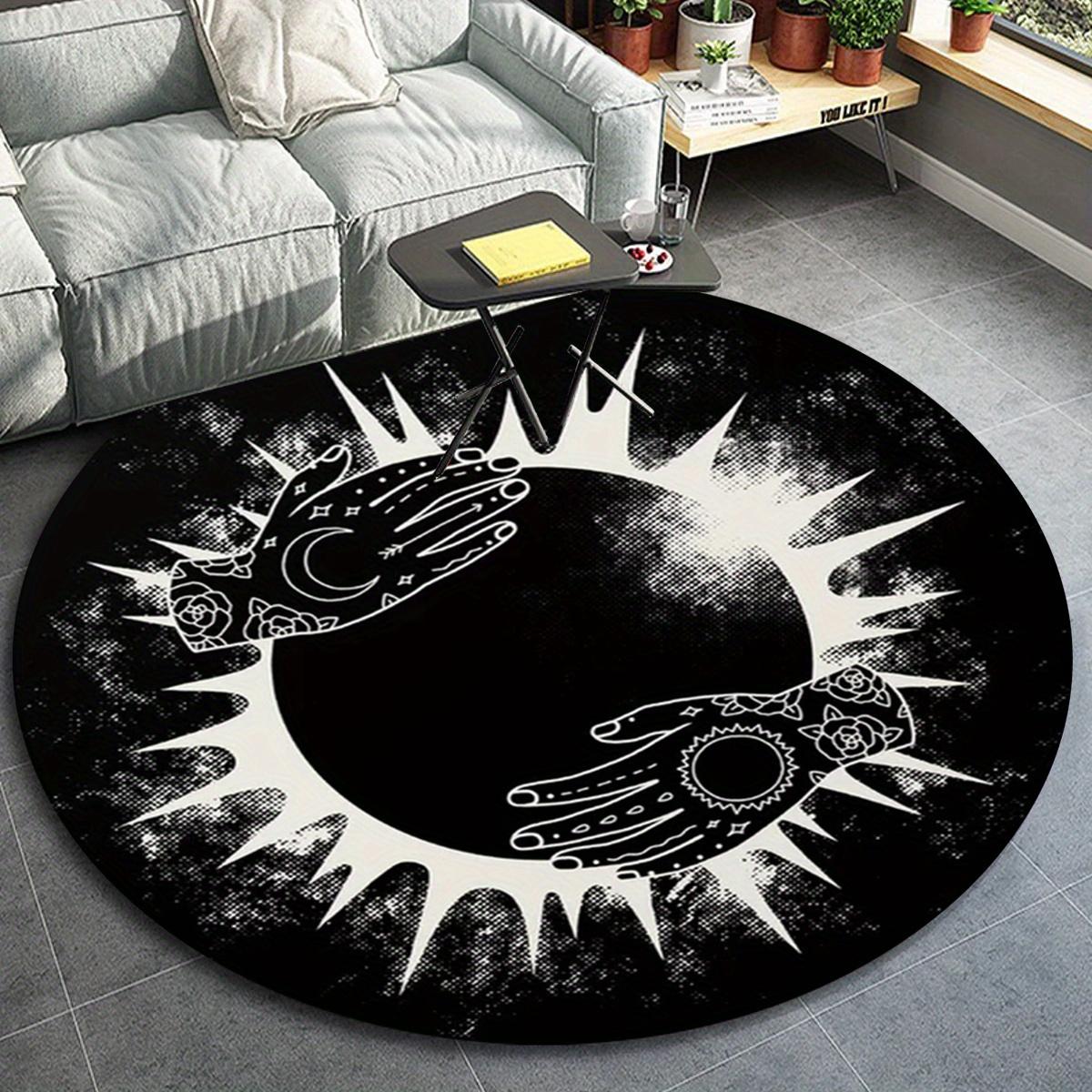 1pc Sun Moon Witch Hand Pattern Pattern Round Floor Mat, Non-slip for Living Room Bedroom Chair Carpets Home Decor Gifts, Home Decor Room De 80cm by 80cm
1pc Sun Moon Witch Hand Pattern Pattern Round Floor Mat, Non-slip for Living Room Bedroom Chair Carpets Home Decor Gifts, Home Decor Room De 80cm by 80cm