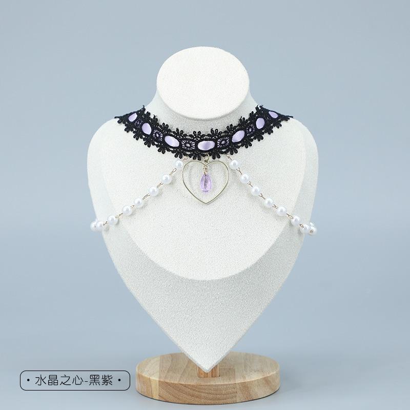 Любовь Ключичная цепочка Лолита Ожерелье Чокер Безделушки Комик-Кон Ожерелье Воротник Милое Подростковое Платье Кружевное Ожерелье
Любовь Ключичная цепочка Лолита Ожерелье Чокер Безделушки Комик-Кон Ожерелье Воротник Милое Подростковое Платье Кружевное Ожерелье