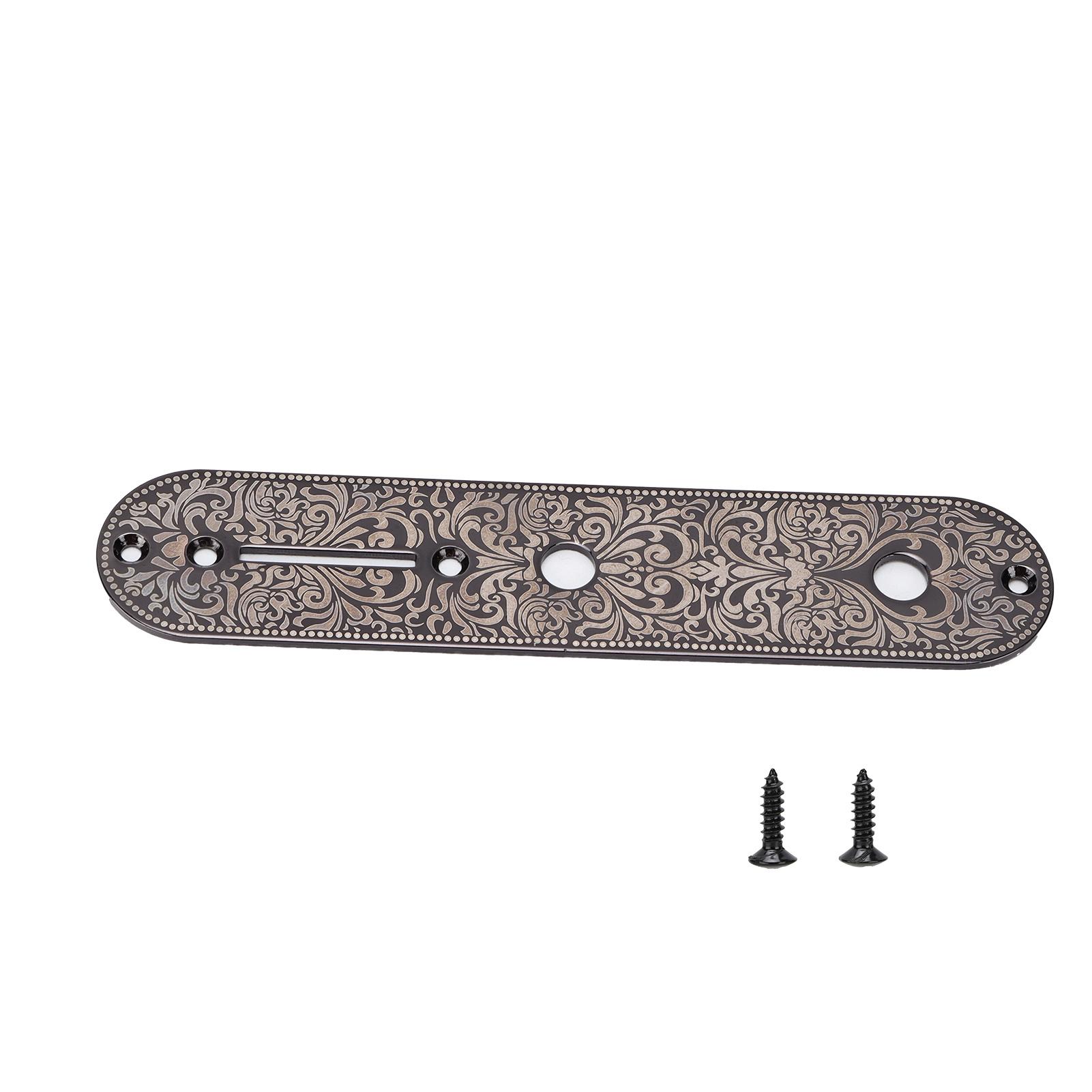 Electric Guitar Control Plate Metal Carved Accessory Replacement Part for TL TELEBlack чёрный
Electric Guitar Control Plate Metal Carved Accessory Replacement Part for TL TELEBlack чёрный