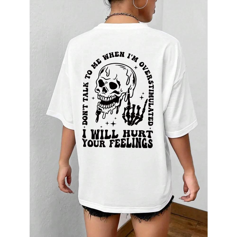I Will Hurt Your Feelings Funny Letter Graphic Women T Shirt Cotton Tshirt Street Loose Short Sleeve Breathable T-Shirt 3XL
I Will Hurt Your Feelings Funny Letter Graphic Women T Shirt Cotton Tshirt Street Loose Short Sleeve Breathable T-Shirt 3XL