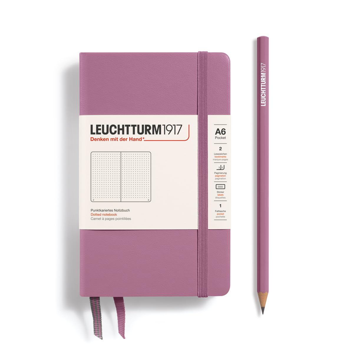 LEUCHTTURM1917 Notebook A6 Dotted Dusty Rose 372354
LEUCHTTURM1917 Notebook A6 Dotted Dusty Rose 372354