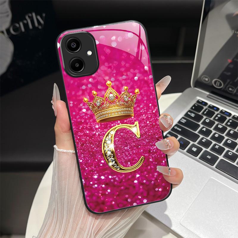 For Samsung Galaxy A05 A05S Case Fashion Initial Letters Hard Tempered Glass Back Covers For Samsung A 05 Shockproof Phone Shell A05S (SM-A057F)
For Samsung Galaxy A05 A05S Case Fashion Initial Letters Hard Tempered Glass Back Covers For Samsung A 05 Shockproof Phone Shell A05S (SM-A057F)