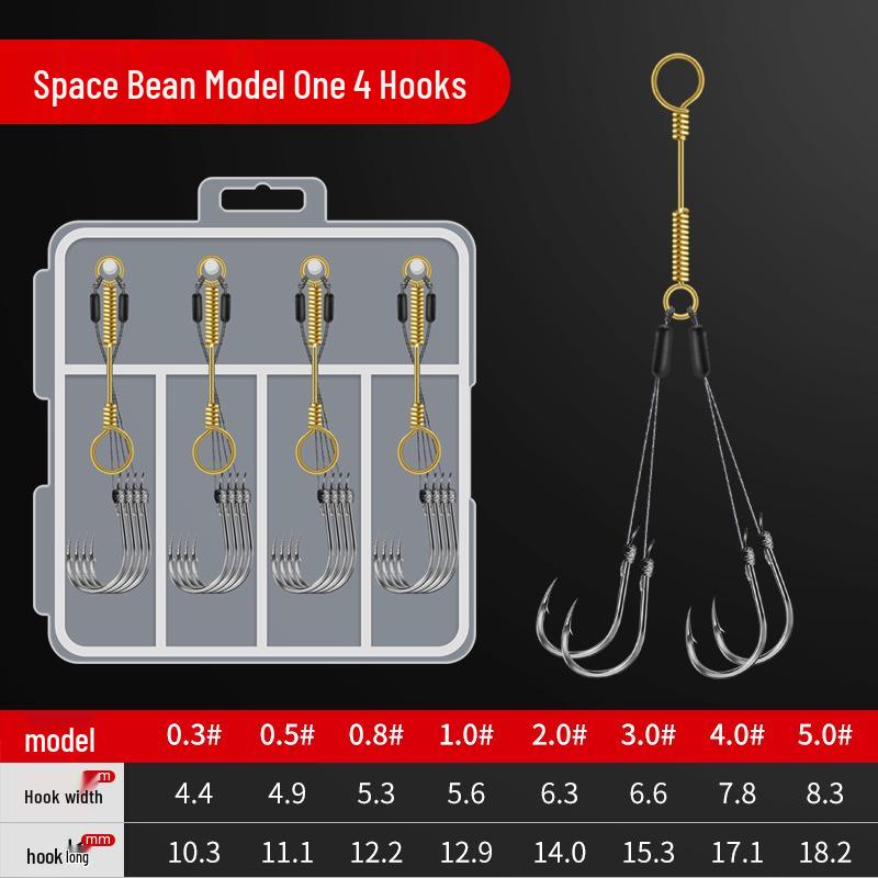 Чунцин Сяоцянь Взрывной крючок с бородкой для ловли карася - Крючок для заброса на серфовое и морское удилище
Чунцин Сяоцянь Взрывной крючок с бородкой для ловли карася - Крючок для заброса на серфовое и морское удилище