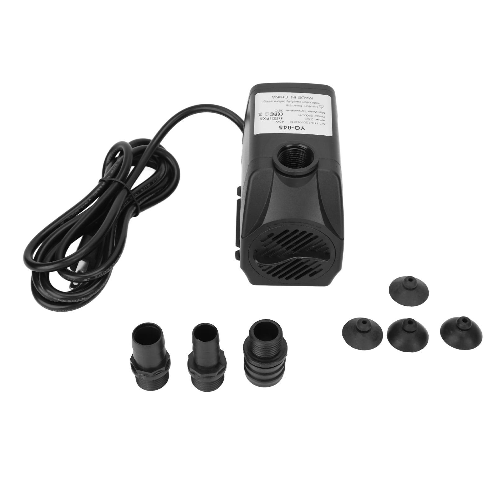 Submersible Pump Multifunctional Durable Change Water Side Suction Fountain Aquarium Pump for Fish
Submersible Pump Multifunctional Durable Change Water Side Suction Fountain Aquarium Pump for Fish