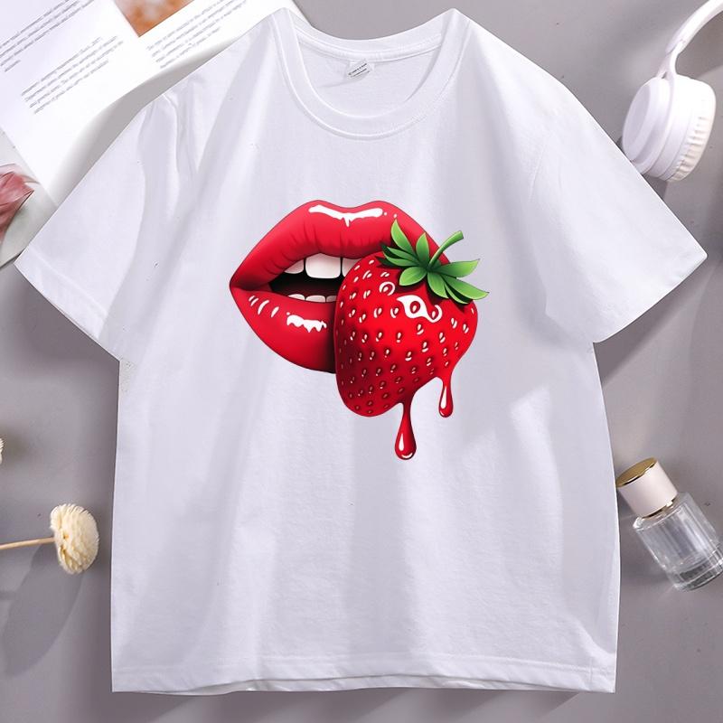 Mund Mit Erdbeere Rote Lippen Graphic T Shirts Casual Cotton Unisex Women Short Sleeve Tshirt Round Neck Streetwear Clothing Tops 4XL
Mund Mit Erdbeere Rote Lippen Graphic T Shirts Casual Cotton Unisex Women Short Sleeve Tshirt Round Neck Streetwear Clothing Tops 4XL