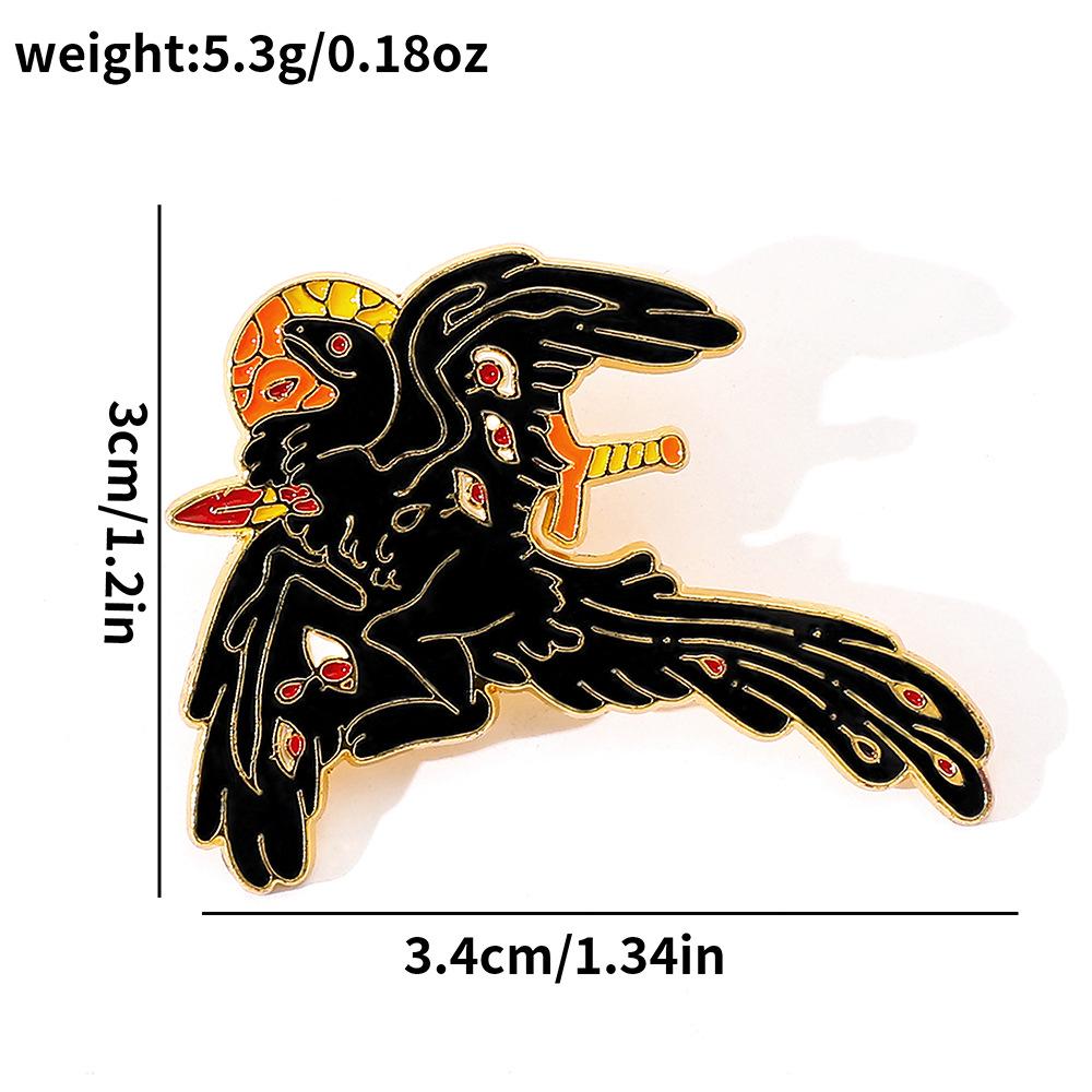 Creativity Personality Black White Dinosaur Monster Cthulhu Snake Eagle Metal Badge Brooch for Women Men Jewelry Accessory Gifts
Creativity Personality Black White Dinosaur Monster Cthulhu Snake Eagle Metal Badge Brooch for Women Men Jewelry Accessory Gifts