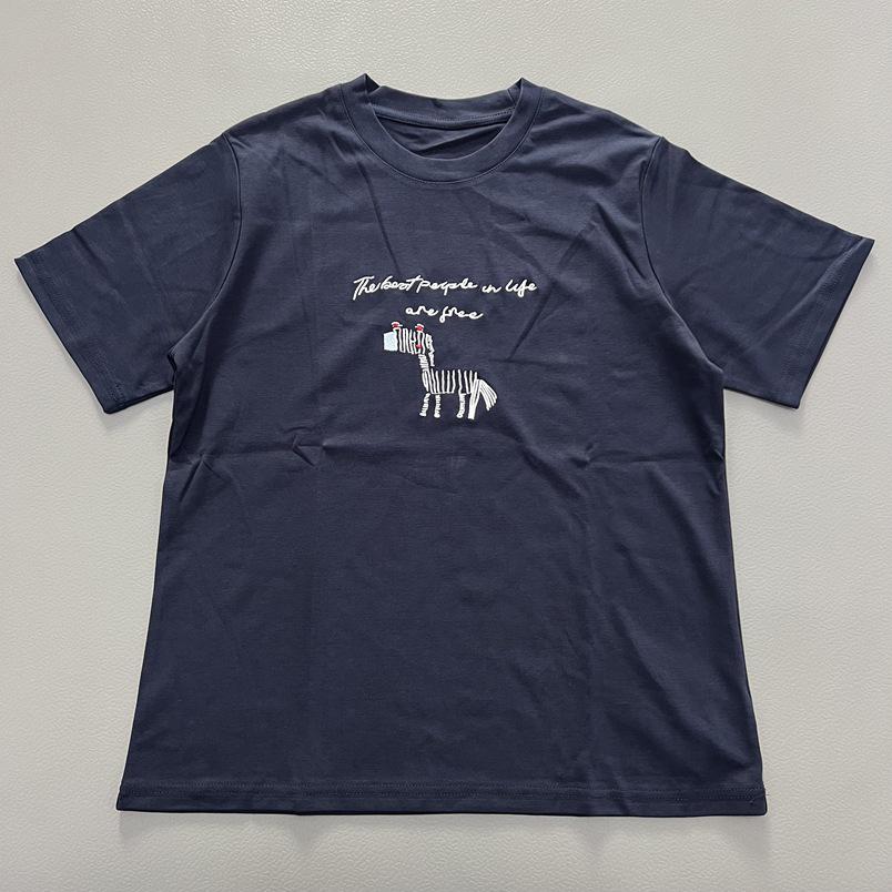 Korean Style Cartoon Zebra Embroidered Cotton T-Shirt - Women s Summer Short Sleeve Loose Fit One Size темно-синий
Korean Style Cartoon Zebra Embroidered Cotton T-Shirt - Women s Summer Short Sleeve Loose Fit One Size темно-синий