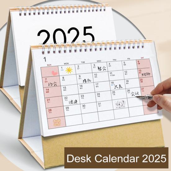 Настільний календар на 2025 рік Невеликий стоячий подвійний спіраль Щомісячний календар Щоденний планувальник подій S
Настільний календар на 2025 рік Невеликий стоячий подвійний спіраль Щомісячний календар Щоденний планувальник подій S