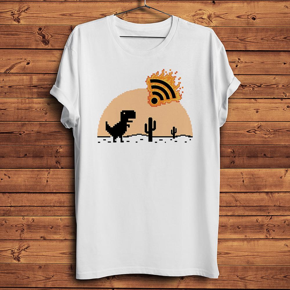 Chrome Trex Game WiFi Signal Asteroid Funny T Shirt UnisexNew White Casual Short Sleeve Unisex TeeCool Geek Tshirt S
Chrome Trex Game WiFi Signal Asteroid Funny T Shirt UnisexNew White Casual Short Sleeve Unisex TeeCool Geek Tshirt S