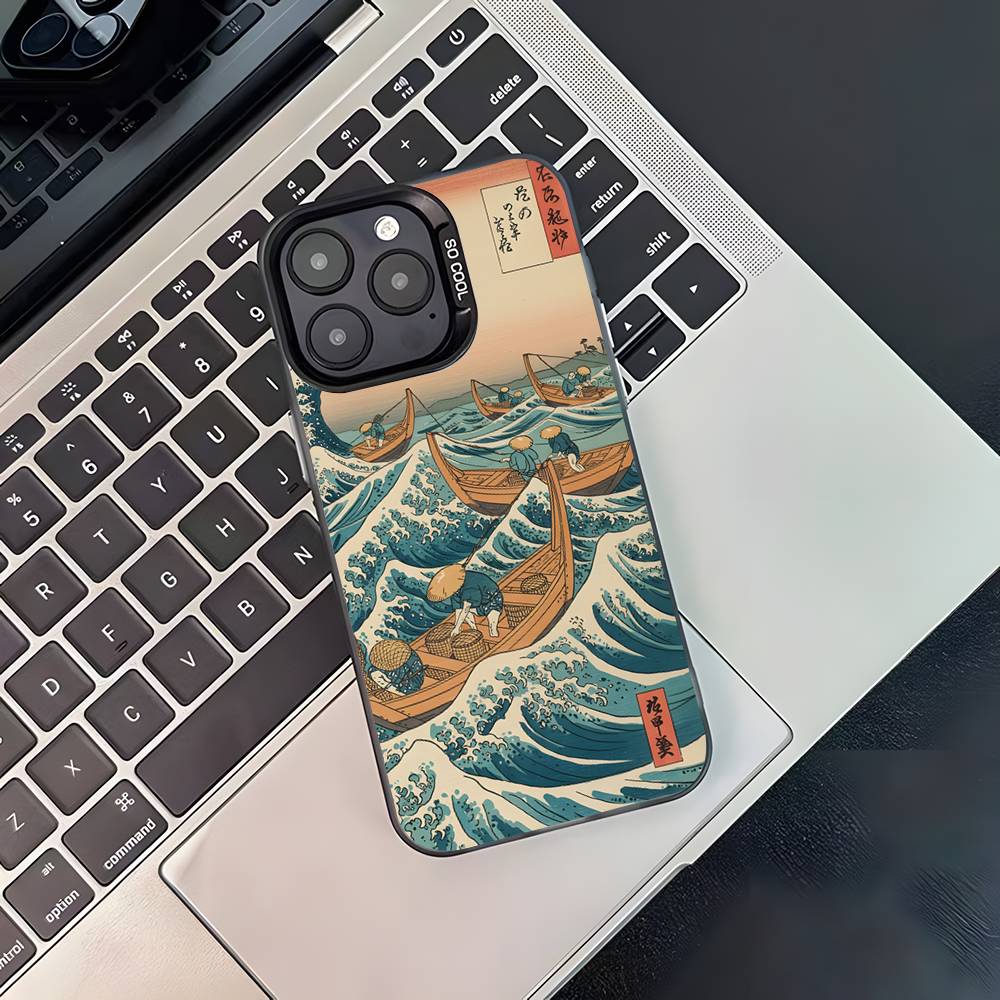 Japan Style Ukiyo-e Phone Case For iPhone 17,16,15,14,13,12,11,Pro,XS,Max,Plus,Mini,SE4,E Black Matte Shockproof Cover iPhone15PROMAX
Japan Style Ukiyo-e Phone Case For iPhone 17,16,15,14,13,12,11,Pro,XS,Max,Plus,Mini,SE4,E Black Matte Shockproof Cover iPhone15PROMAX