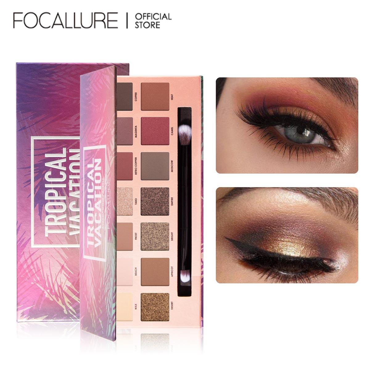 FOCALLURE 14 цветов, мерцающая матовая палитра теней для век, долговечные водостойкие натуральные тени для век, косметика для макияжа с кисточкой
FOCALLURE 14 цветов, мерцающая матовая палитра теней для век, долговечные водостойкие натуральные тени для век, косметика для макияжа с кисточкой