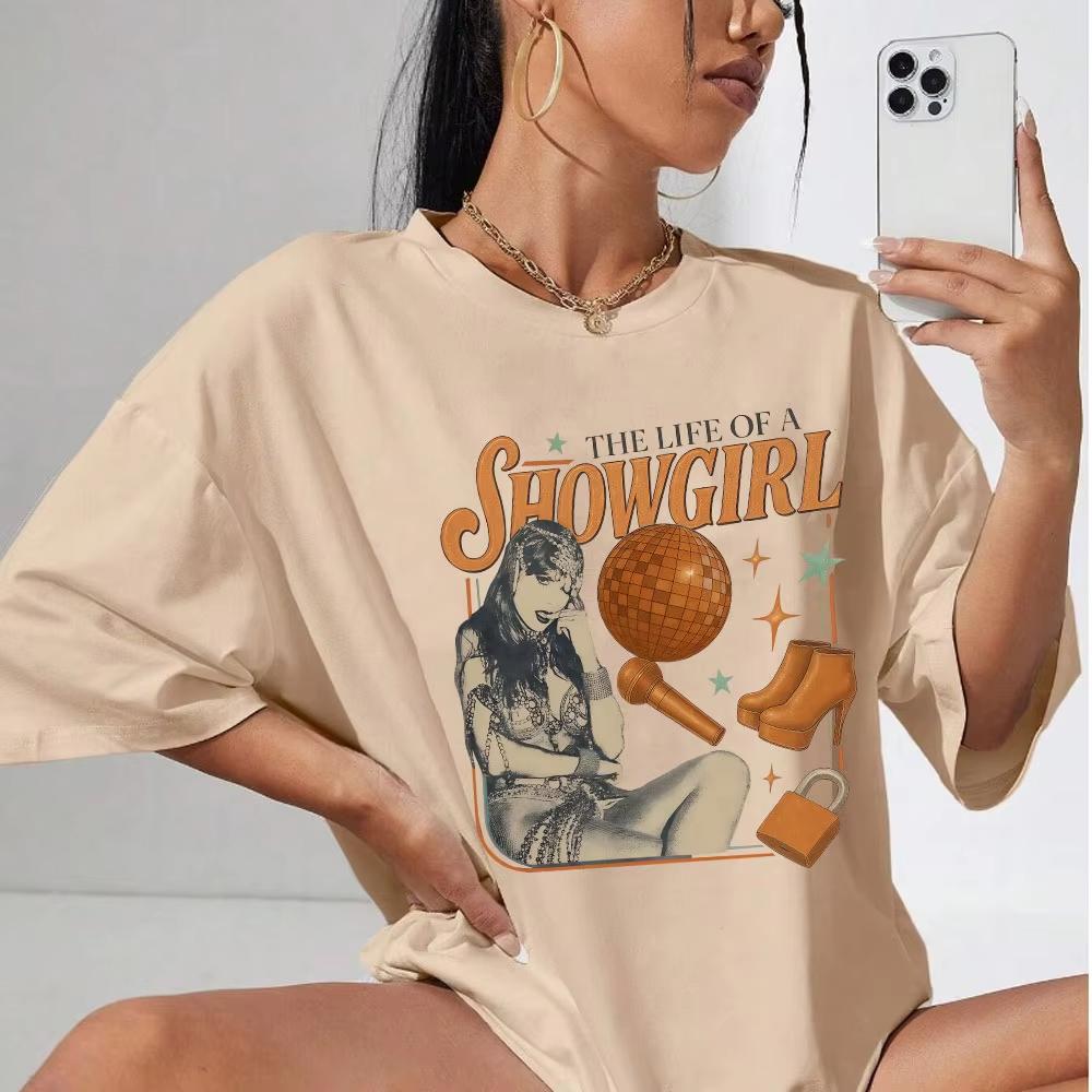 TS New Album The Life of A Showgirl T-shirts Men Women Clothing Fashion Harajuku T Shirt Cotton Oversized Short Sleeve Tee Shirt S разноцветный
TS New Album The Life of A Showgirl T-shirts Men Women Clothing Fashion Harajuku T Shirt Cotton Oversized Short Sleeve Tee Shirt S разноцветный