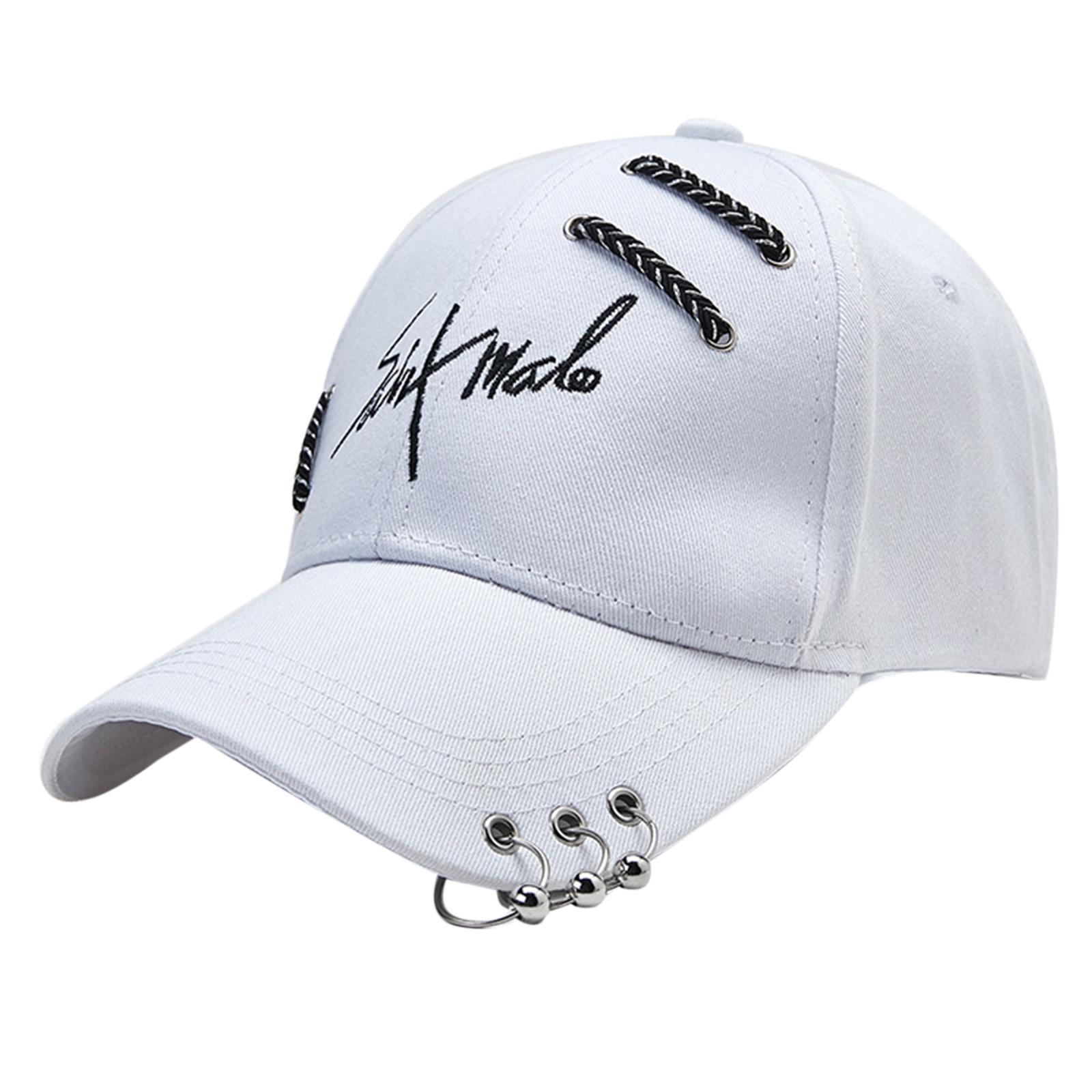 Sunscreen Summer Peaked Cap for w/ Ring Solid Color Sport Cap Adjustable Letter Baseball Cap Dad Hat All-match for Men W білий
Sunscreen Summer Peaked Cap for w/ Ring Solid Color Sport Cap Adjustable Letter Baseball Cap Dad Hat All-match for Men W білий