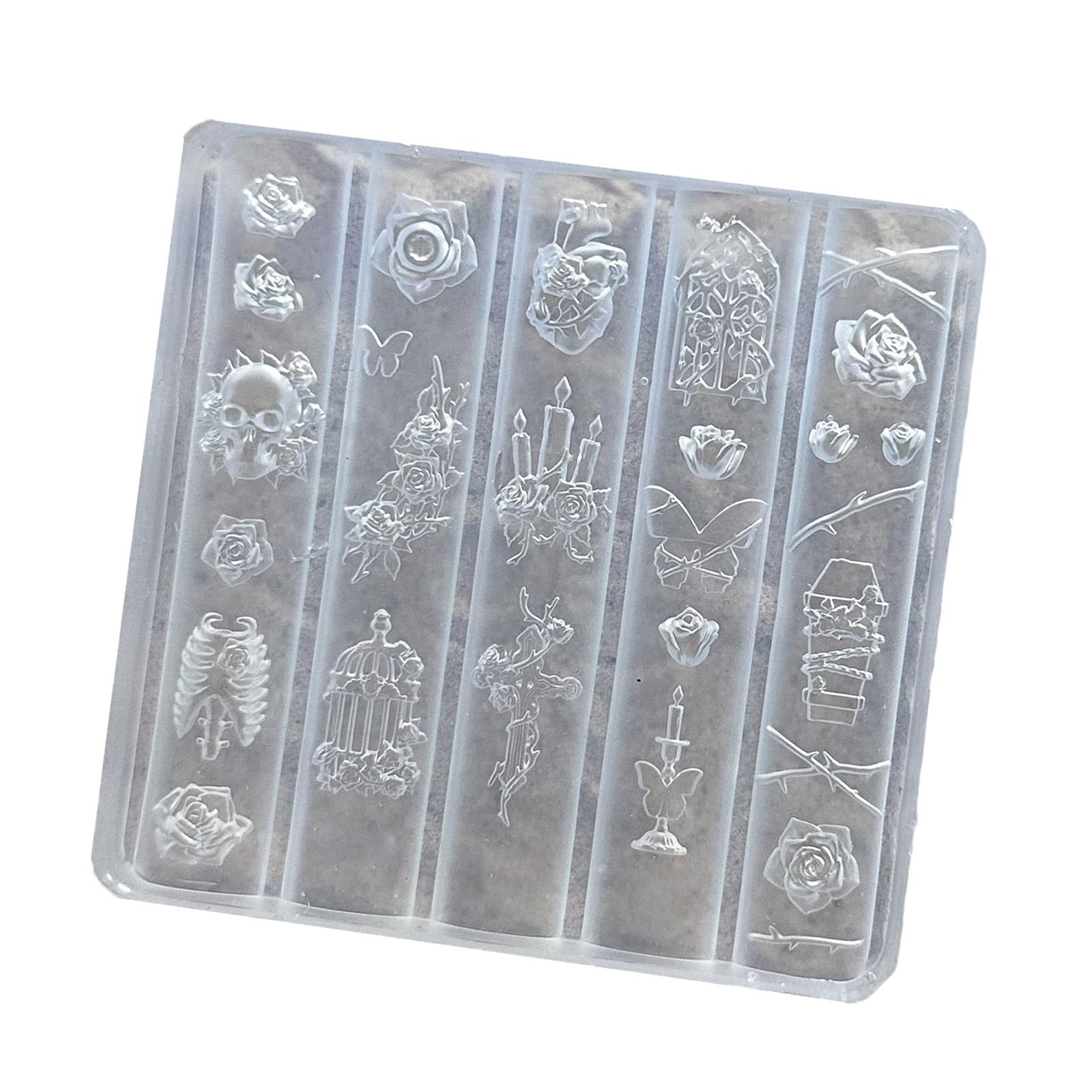 Professional Grade Silicone Manicure Mold Set With Detachable Patterns Ideal For Resin Jewelry And Phone Case Decoration 1
Professional Grade Silicone Manicure Mold Set With Detachable Patterns Ideal For Resin Jewelry And Phone Case Decoration 1