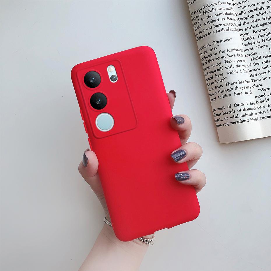 Candy Case For Vivo V29 Case Anti-knock Soft Original Liquid Silicone Back Cover For Vivo V29 V 29 VivoV29 5G V2250 Phone Cases Vivo V29 5G червоний
Candy Case For Vivo V29 Case Anti-knock Soft Original Liquid Silicone Back Cover For Vivo V29 V 29 VivoV29 5G V2250 Phone Cases Vivo V29 5G червоний