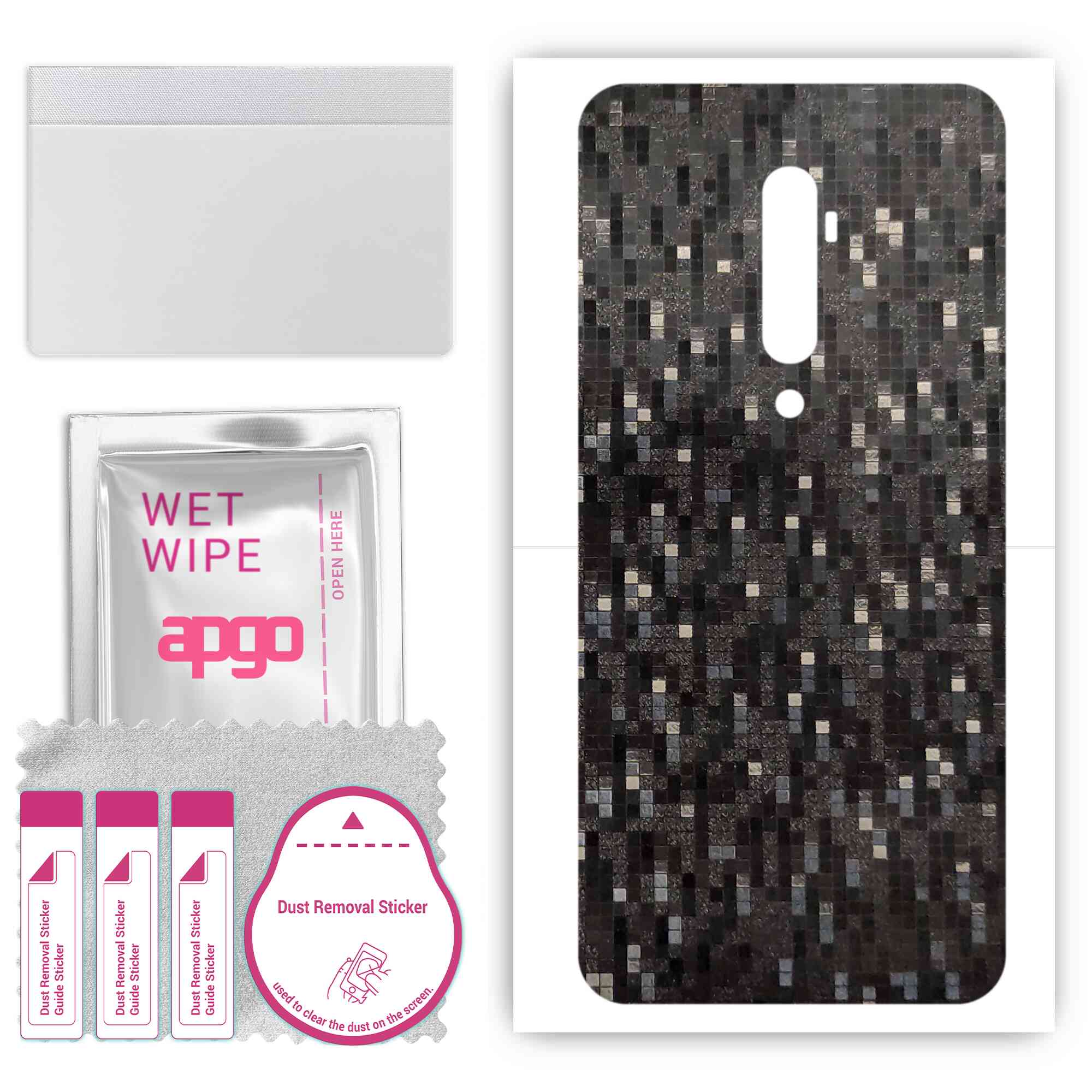 Apgo Protective Skin Sticker для задньої панелі, сумісної з Oppo Reno 10x zoom, Wrap Film, Foil, Vinyl - Pattern Carbon Black Pixel
Apgo Protective Skin Sticker для задньої панелі, сумісної з Oppo Reno 10x zoom, Wrap Film, Foil, Vinyl - Pattern Carbon Black Pixel
