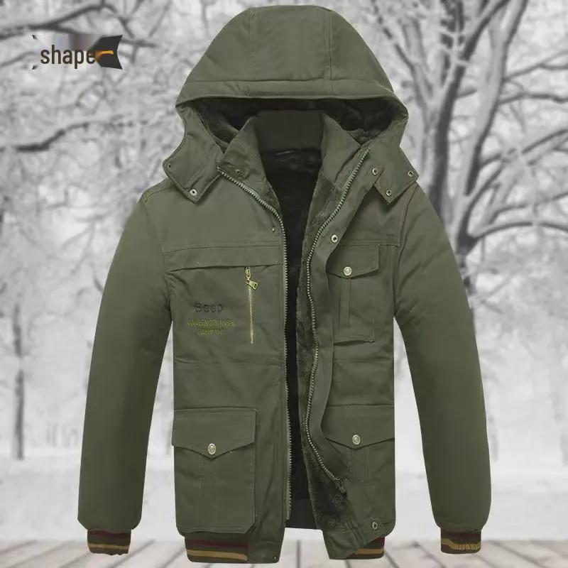 Camouflage Winter Cotton Jacket: Thickened, Velvet-Lined, Wear-Resistant for Cold Storage and Work Size 180 (145-165 lbs)
Camouflage Winter Cotton Jacket: Thickened, Velvet-Lined, Wear-Resistant for Cold Storage and Work Size 180 (145-165 lbs)