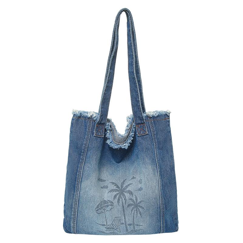 Underarm Bag Women s Shoulder Bag Large Capacity Denim Tote Bag світло-синій колір
Underarm Bag Women s Shoulder Bag Large Capacity Denim Tote Bag світло-синій колір