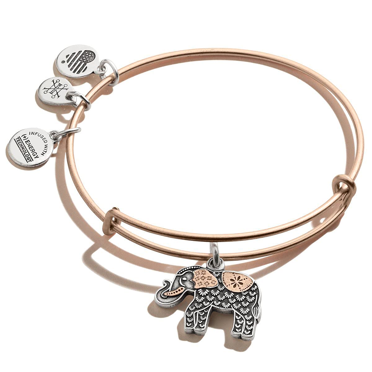 Alex and Ani Symbol Road Expandable Bangle Elephant Charm Two Tone Color Women s 2~3.5 , Expandable, NA, N/A
Alex and Ani Symbol Road Expandable Bangle Elephant Charm Two Tone Color Women s 2~3.5 , Expandable, NA, N/A