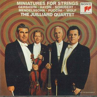 CD JUILLIARD STRING QUARTET - Miniatures For Strings XBCR91029 SONY Japan Classical Used
CD JUILLIARD STRING QUARTET - Miniatures For Strings XBCR91029 SONY Japan Classical Used