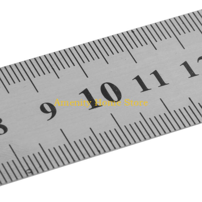 F26C 30CM 12 Steel Stainless Pocket Pouch Metric Metal Ruler Measurement Double Sided CN
F26C 30CM 12 Steel Stainless Pocket Pouch Metric Metal Ruler Measurement Double Sided CN