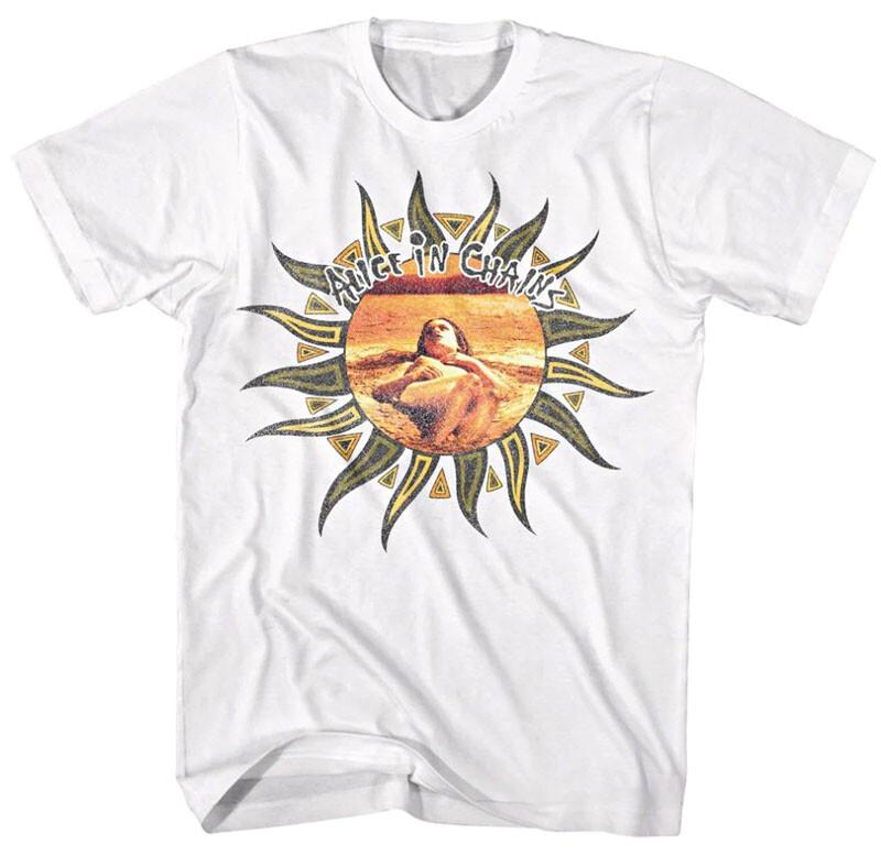 New Authentic Alice in Chains Sun Logo Dirt Grunge Band Jar of Flies White Shirt Unisex T-Shirt M
New Authentic Alice in Chains Sun Logo Dirt Grunge Band Jar of Flies White Shirt Unisex T-Shirt M
