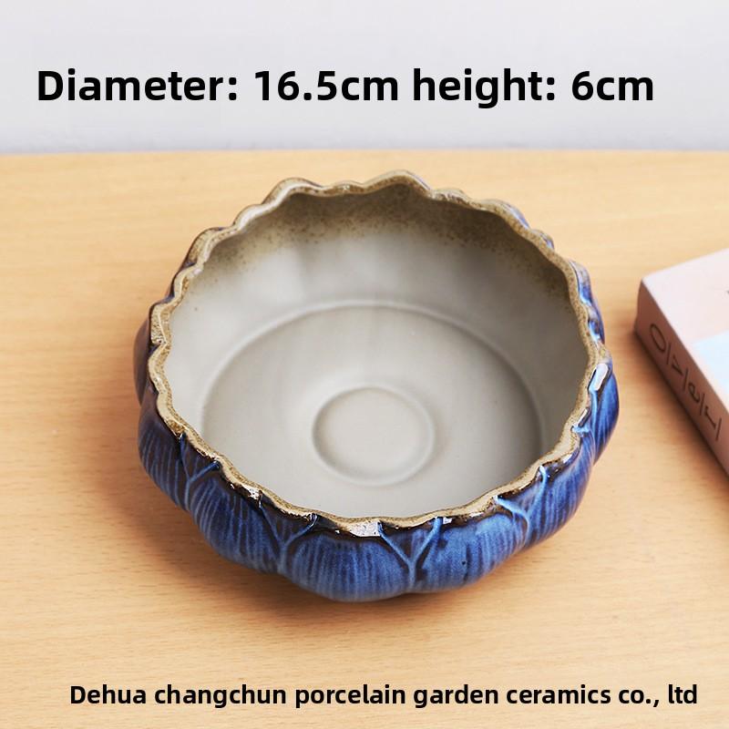 Glazed Ceramic Large Diameter Platter Succulent Creative Individuality Old Animal with Non-porous Flower Pot At The Bottom no holes at the bottom)
Glazed Ceramic Large Diameter Platter Succulent Creative Individuality Old Animal with Non-porous Flower Pot At The Bottom no holes at the bottom)