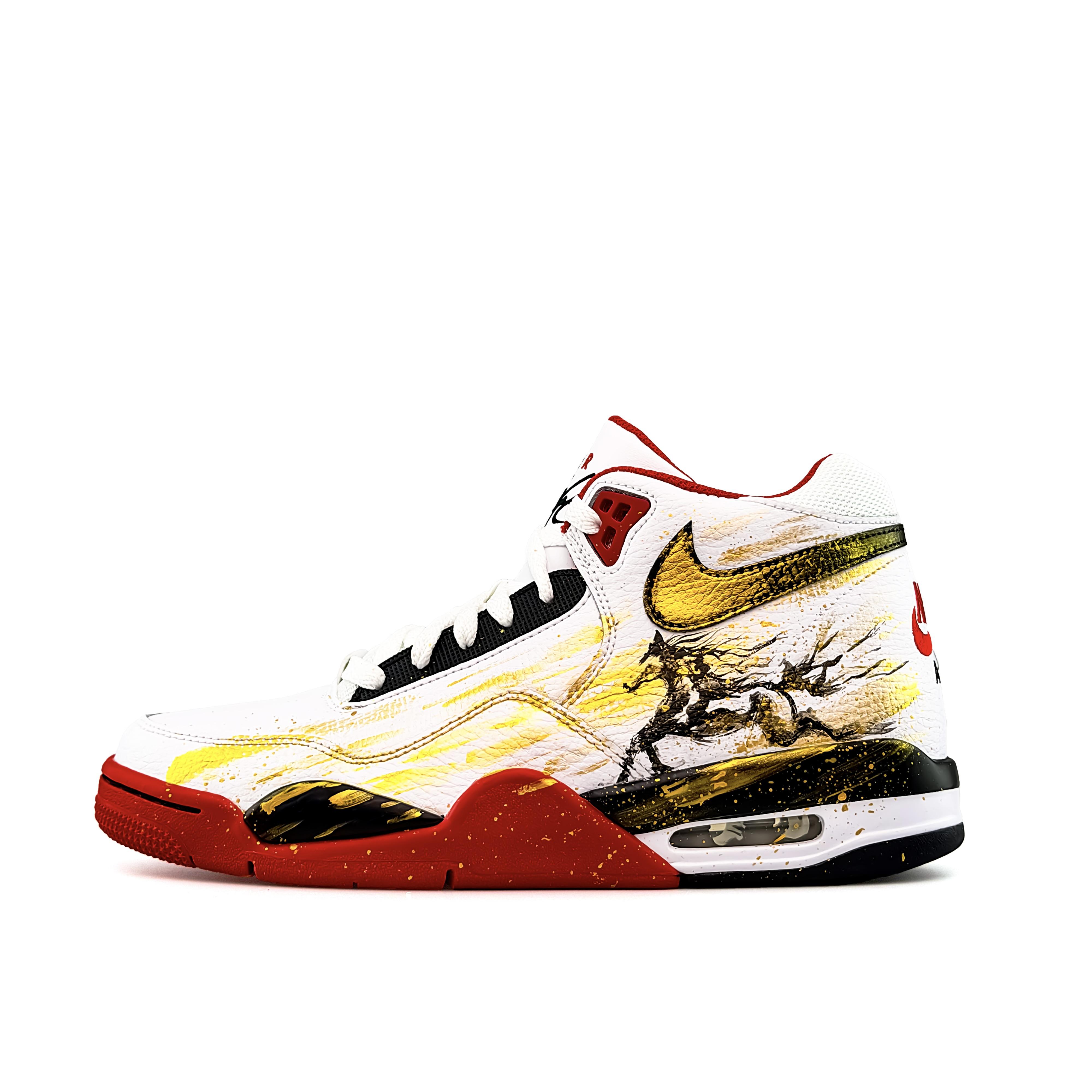 Nike Flight Legacy Black Horse Gold Cushioning Abrasion Resistant Slip Resistant Mid top Vintage Basketball Shoes Men s BQ4212-100(Team1821-) 41
Nike Flight Legacy Black Horse Gold Cushioning Abrasion Resistant Slip Resistant Mid top Vintage Basketball Shoes Men s BQ4212-100(Team1821-) 41
