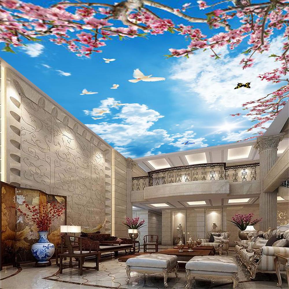 Ceiling Wallpaper Sky Mural Clouds Sunshine Cherry Blossom Butterfly 3d Mural Bedroom Living Room Home Decor 200 cm(W) x 140 cm(H)
Ceiling Wallpaper Sky Mural Clouds Sunshine Cherry Blossom Butterfly 3d Mural Bedroom Living Room Home Decor 200 cm(W) x 140 cm(H)