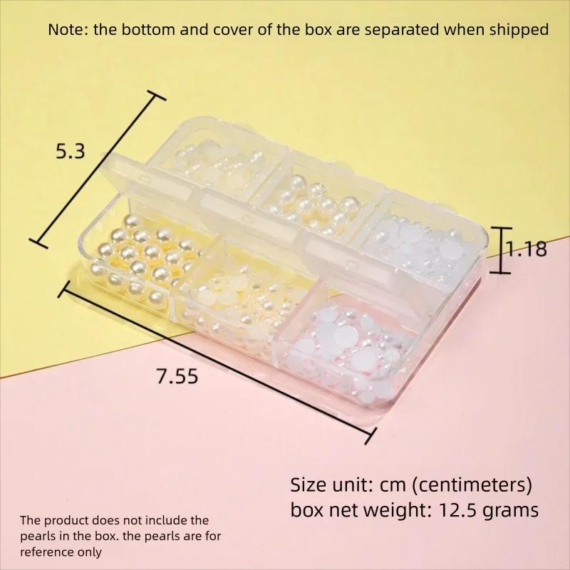 1/2Pcs Portable 6 Grids Plastic Storage Box Compartment Jewelry Necklace Transparent Organizer Case Holder Craft Organizer
1/2Pcs Portable 6 Grids Plastic Storage Box Compartment Jewelry Necklace Transparent Organizer Case Holder Craft Organizer