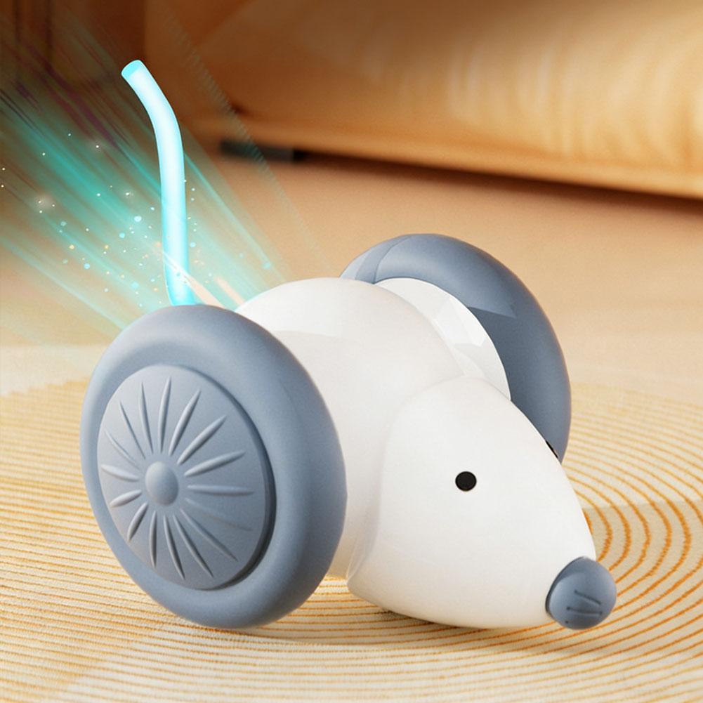 Interactive Electric Mouse Toy Rechargeable Automatic Teaser Intelligent Obstacle Avoidance Cat Pet Products білий
Interactive Electric Mouse Toy Rechargeable Automatic Teaser Intelligent Obstacle Avoidance Cat Pet Products білий