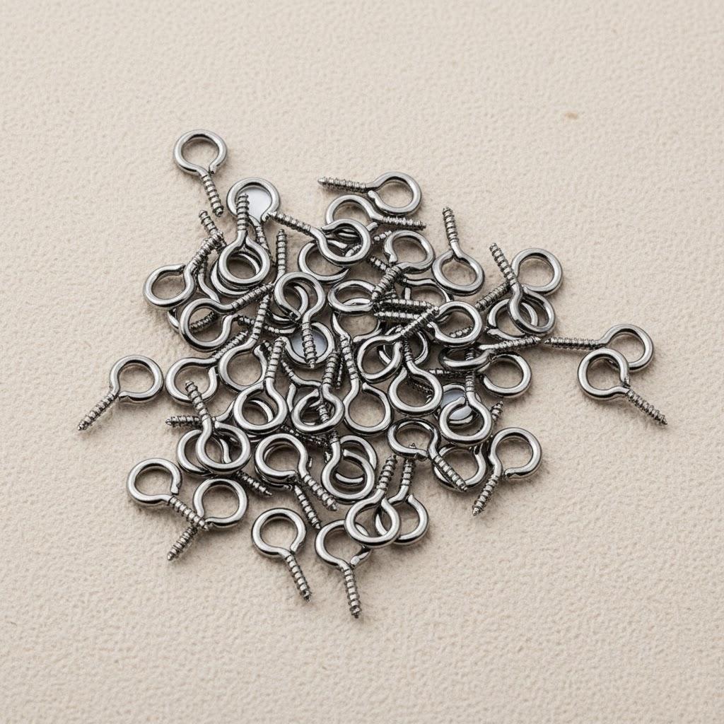 200Pcs Mini Screw Eye Pins for Jewelry Making Bracelet Craft Supplies Pearl Beads Clasps Findings
200Pcs Mini Screw Eye Pins for Jewelry Making Bracelet Craft Supplies Pearl Beads Clasps Findings